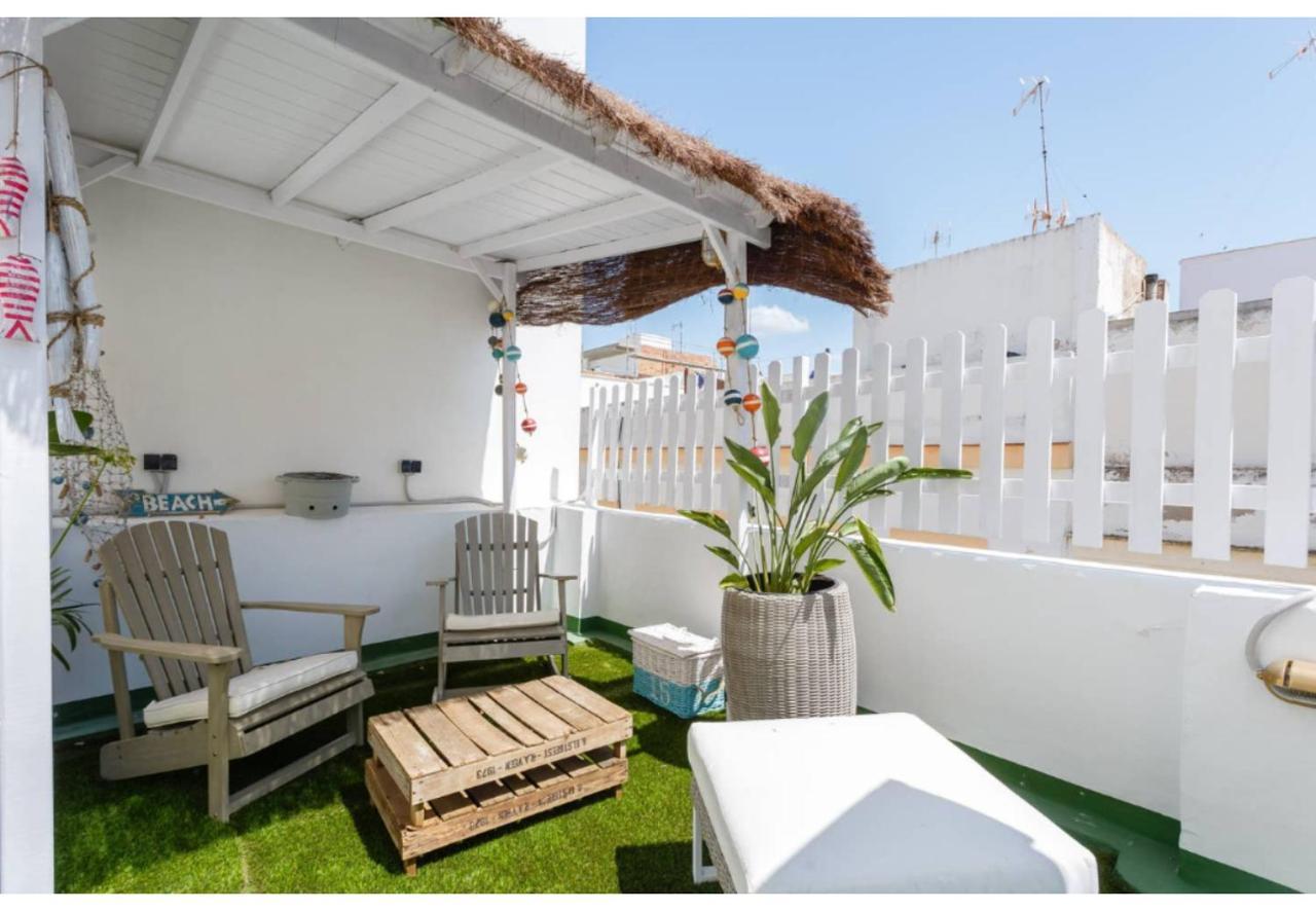Terraza-Caleta Beach Home By Cadiz4Rentals المظهر الخارجي الصورة